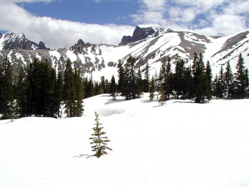 Wheeler Peak in winter -NPS